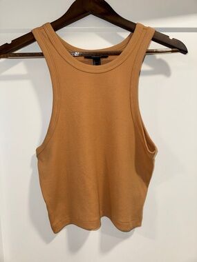 Ribbed Tank Top - Caramel